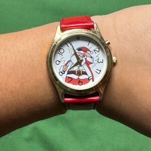 Santa watch with angel wings